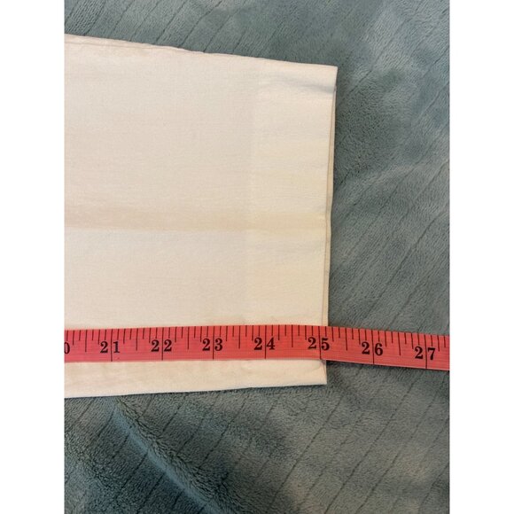 Larry Levine Womens Ankle Pants 18W White Straight-Leg Minimalist Preppy - Picture 6 of 8